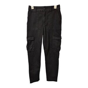 Aritzia TNA Cargo Pants Jeans Size 6 Black High Rise Gorpcore Streetwear